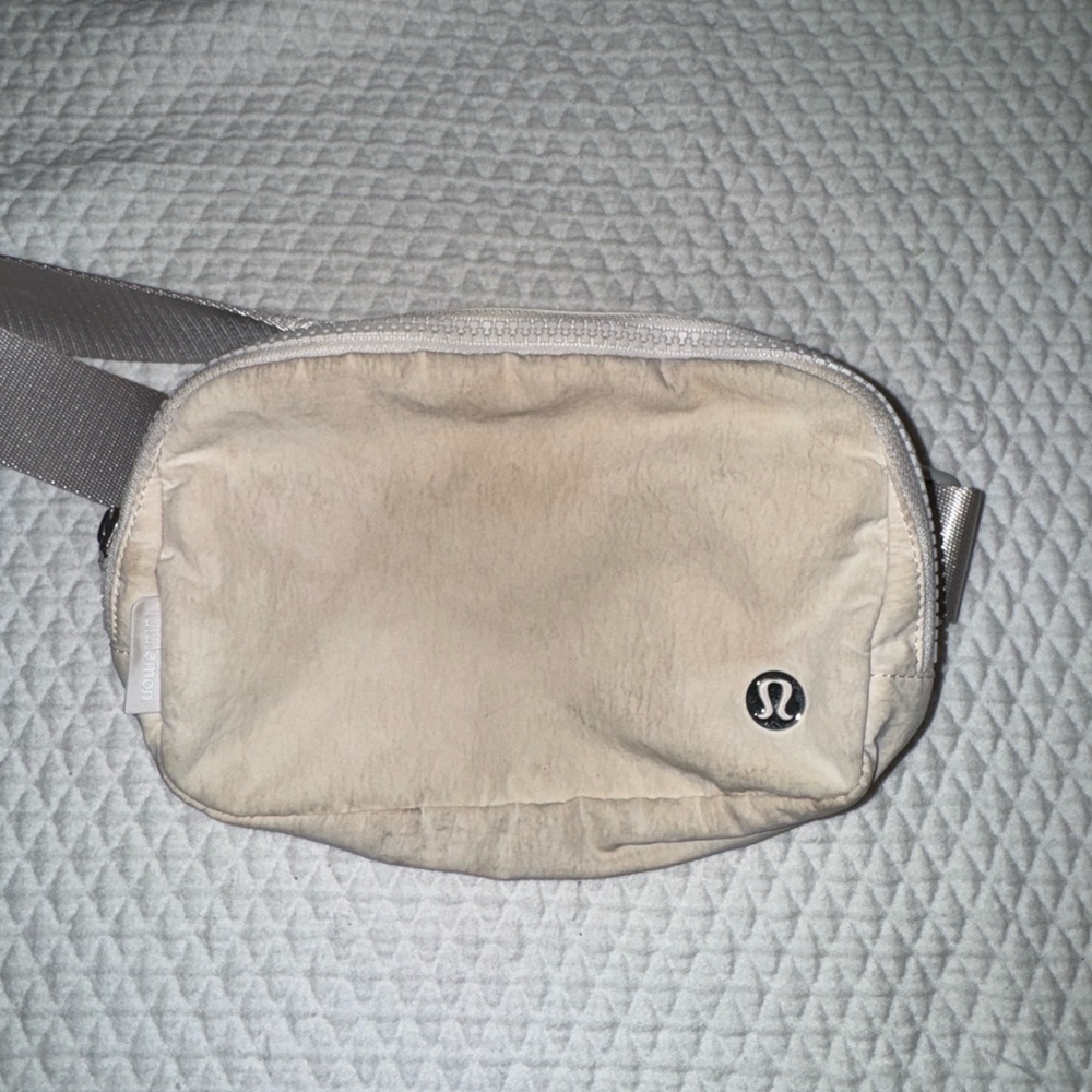 lululemon athletica Cream Belt Bag